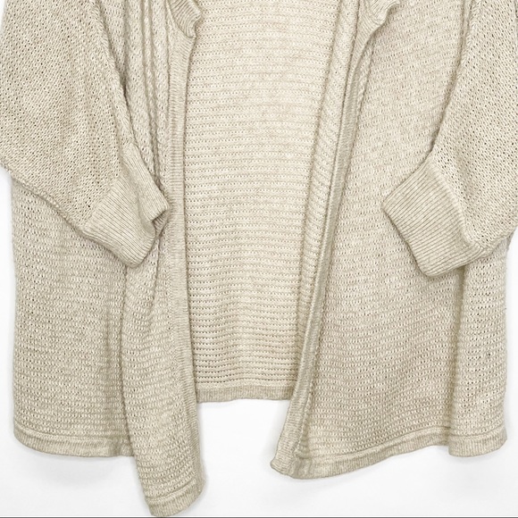 Madewell Seabank Open Front Cardigan Sweater Tan Small - Picture 8 of 14